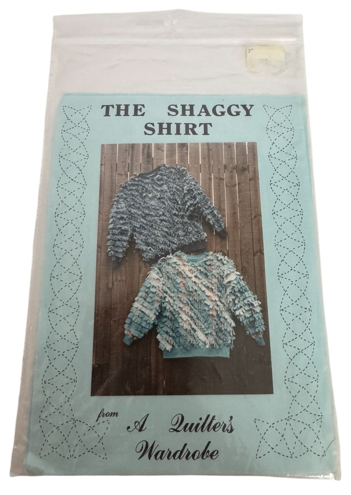 A Quilters Wardrobe Sewing Pattern Quilted Shaggy Pullover Shirt Fall S-XL