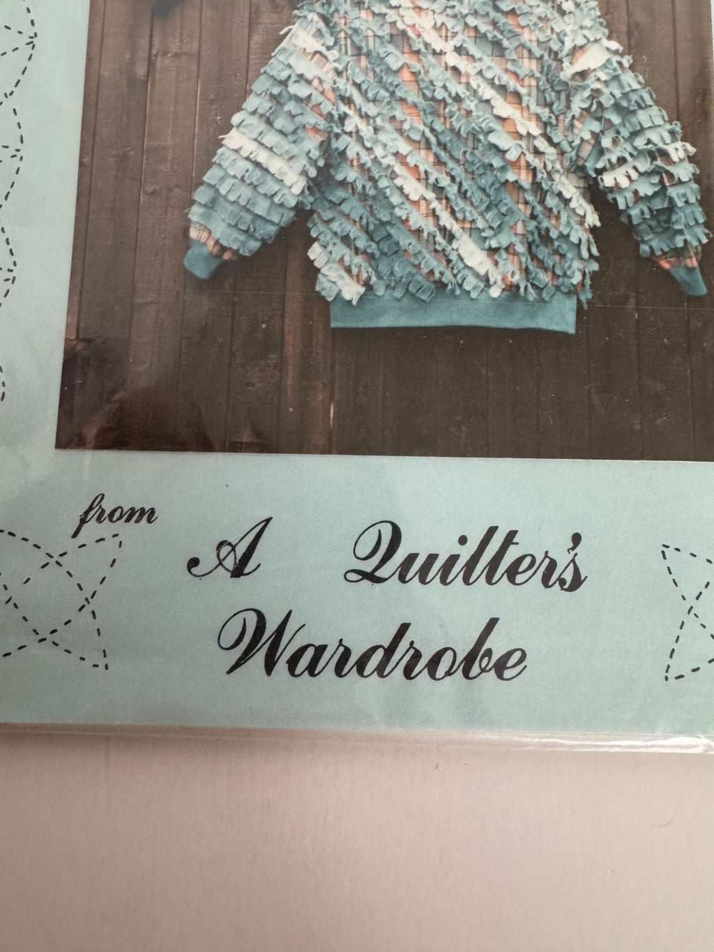 A Quilters Wardrobe Sewing Pattern Quilted Shaggy Pullover Shirt Fall S-XL