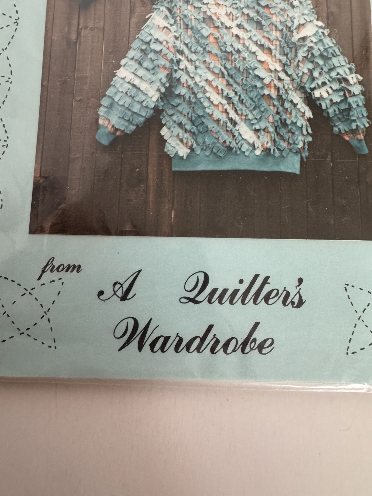 A Quilters Wardrobe Sewing Pattern Quilted Shaggy Pullover Shirt Fall S-XL