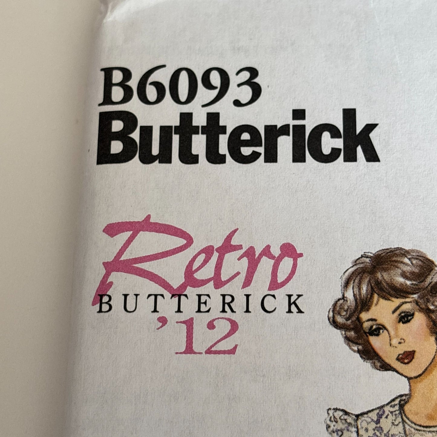 Butterick Sewing Pattern B6093 1910s Retro '12 Dress Edwardian Titanic Era 14-22 2014 Uncut