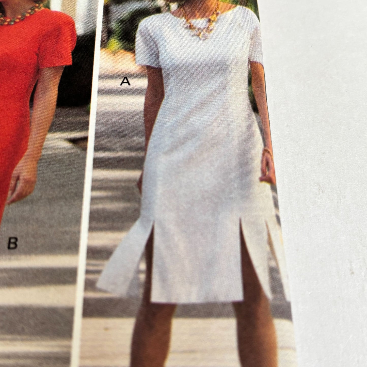 Butterick Sewing Pattern 6774 90s Minimalist Dress Vintage Sheath Classic Chic 6 8 Uncut