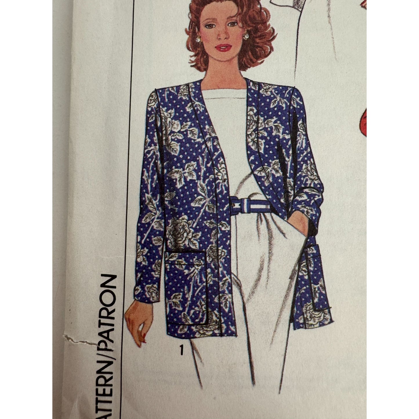 Simplicity Sewing Pattern 9568 Work Jacket Cardigan Style Work Career UC 16-24