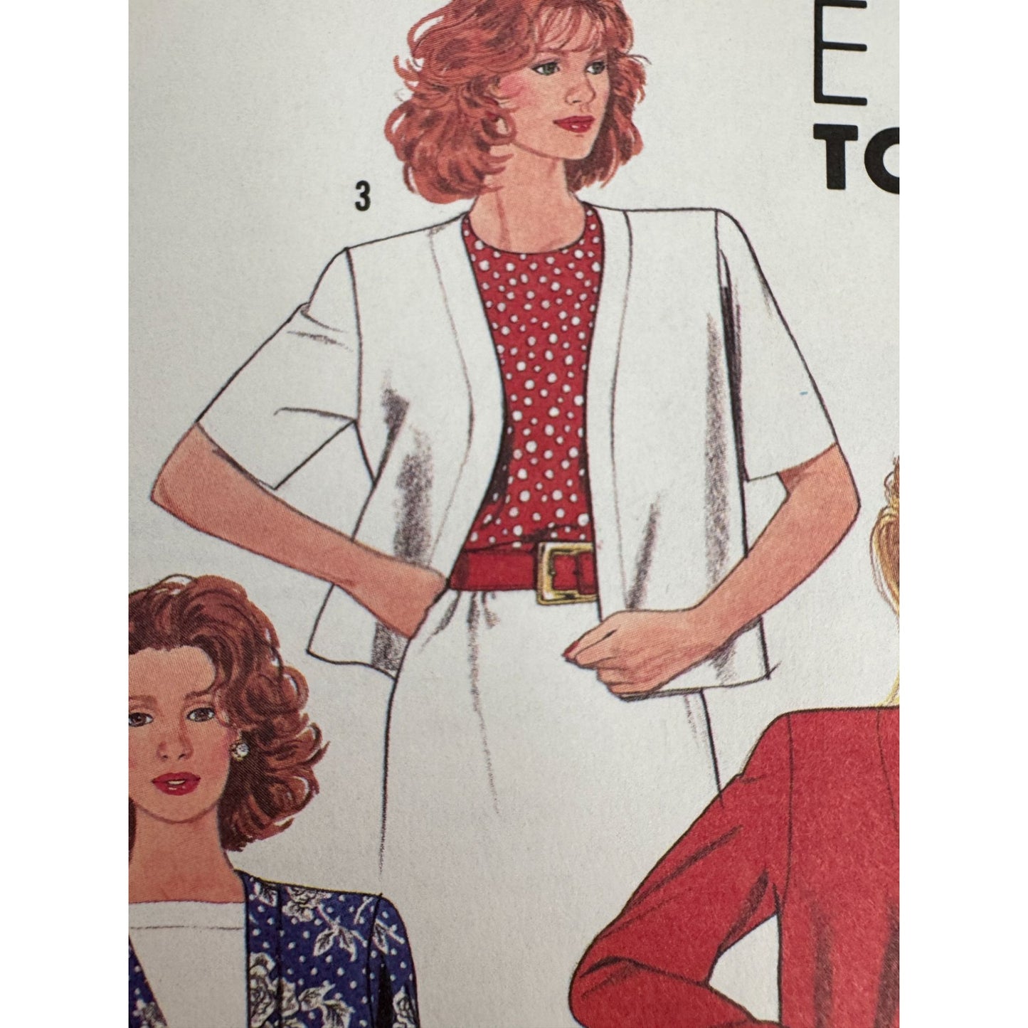 Simplicity Sewing Pattern 9568 Work Jacket Cardigan Style Work Career UC 16-24