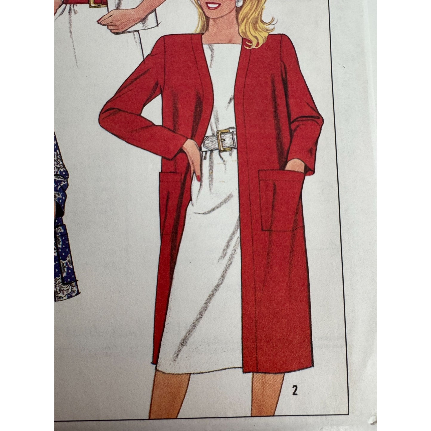 Simplicity Sewing Pattern 9568 Work Jacket Cardigan Style Work Career UC 16-24