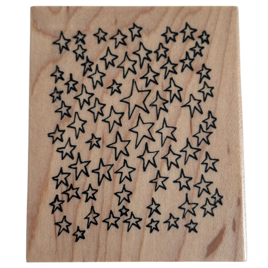 Ranger Dylusions Rubber Stamp Amongst The Stars Background Sky Stars Card Making Craft Scrapbooking