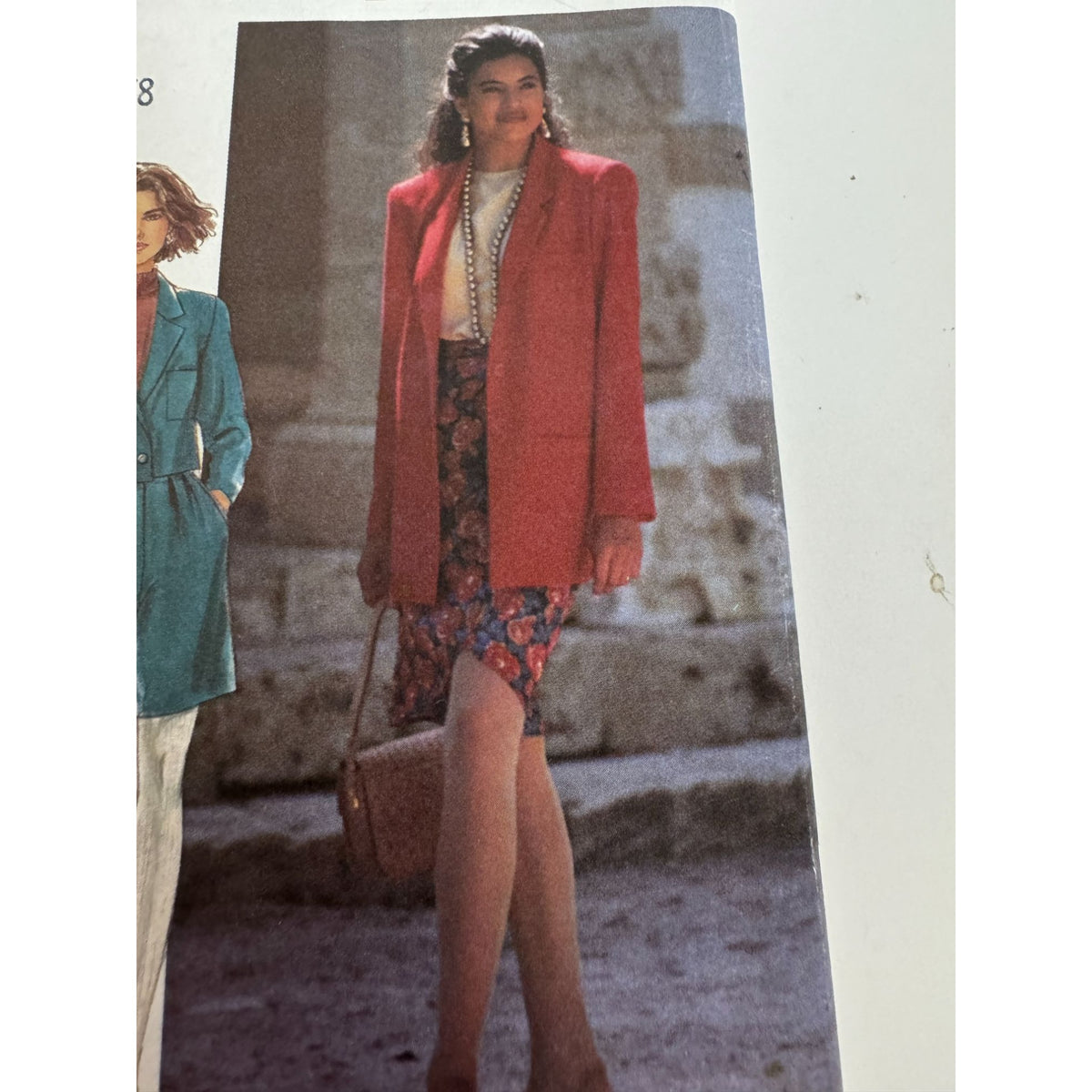 Simplicity Sewing Pattern 4438 Blazer Jacket Pants Sarong Work Size 18-22 Uncut