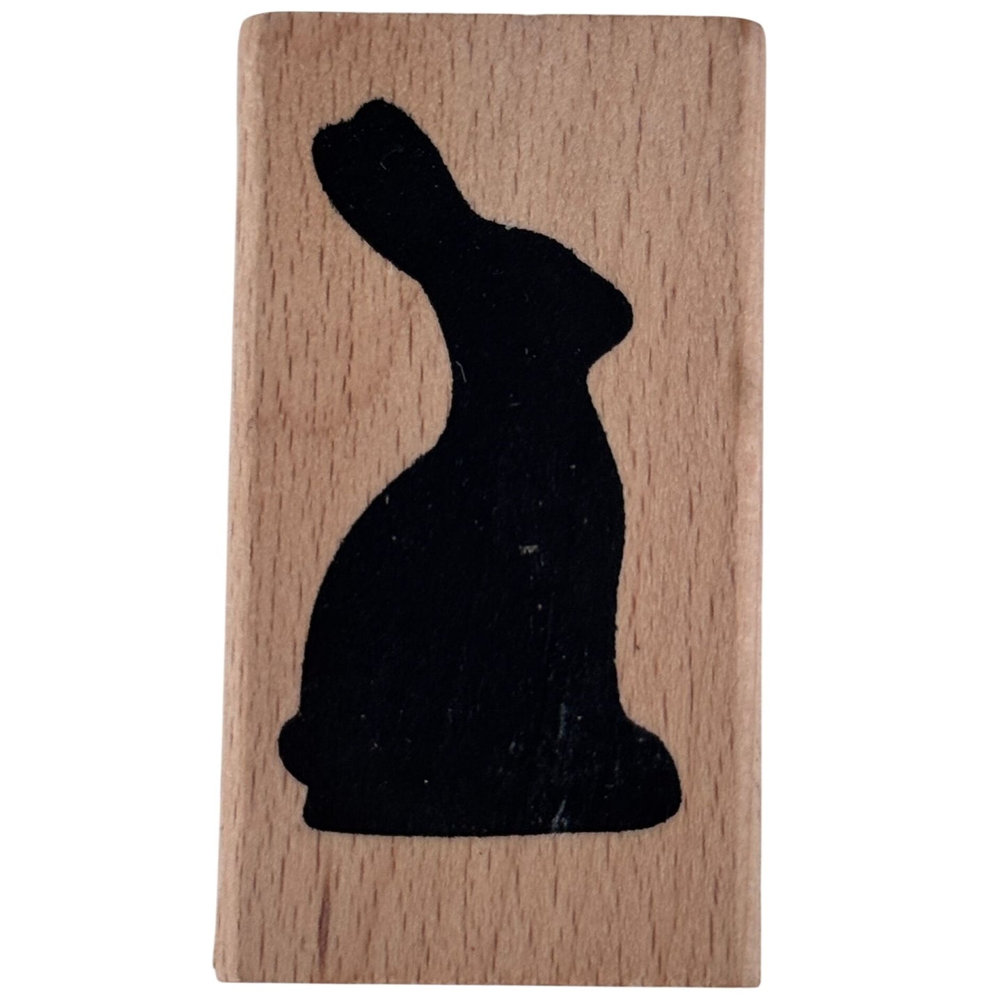 American Crafts Rubber Stamp Easter Bunny Silhouette Spring Rabbit Animal Craft Cardmaking Scrapbooking