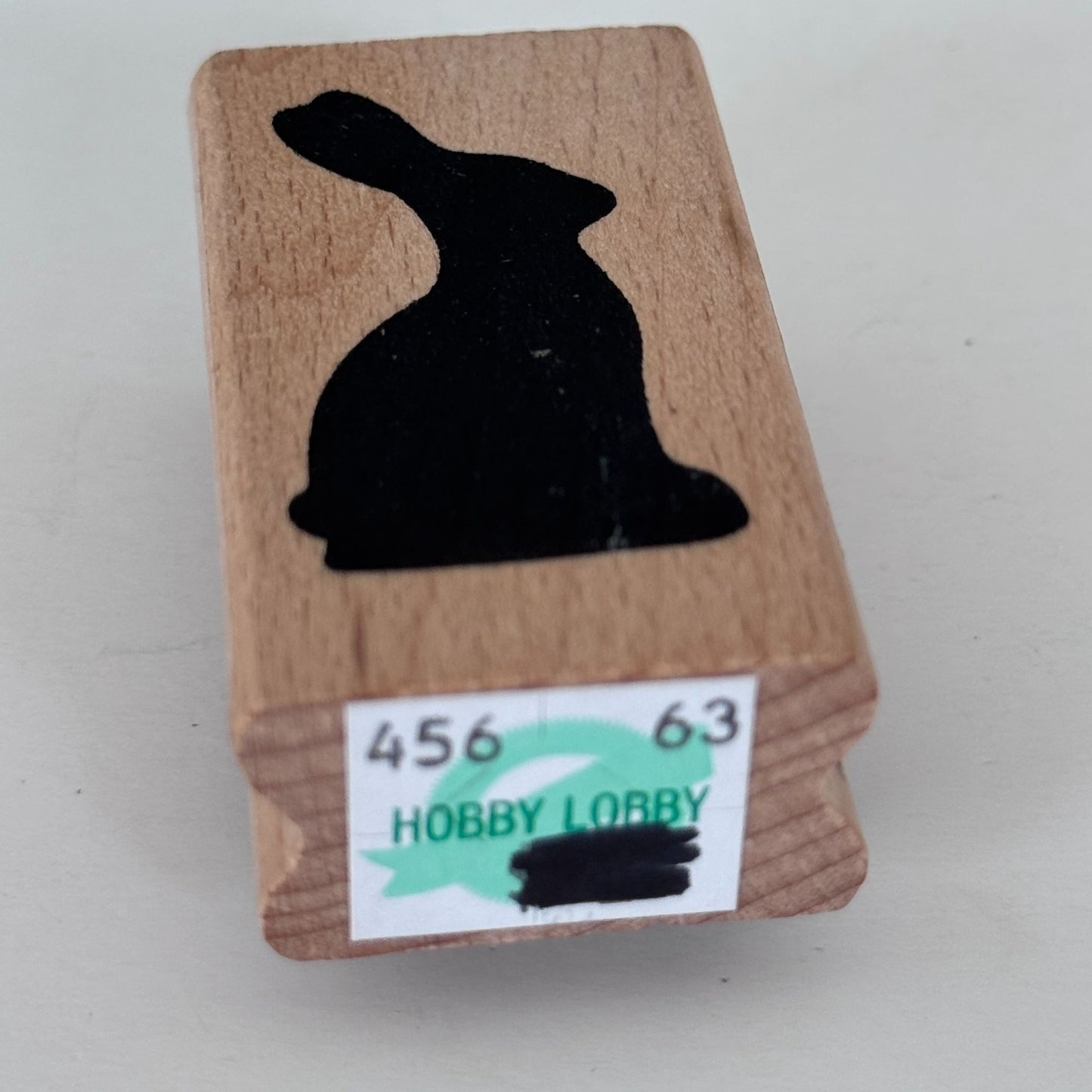 American Crafts Rubber Stamp Easter Bunny Silhouette Spring Rabbit Animal Craft Cardmaking Scrapbooking