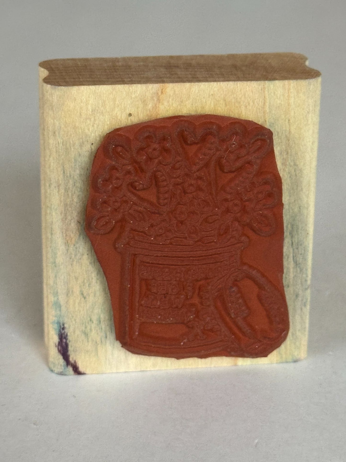 Stampin Up Rubber Stamp Hugs Kisses Get Well Wishes Card Making Words Sentiment