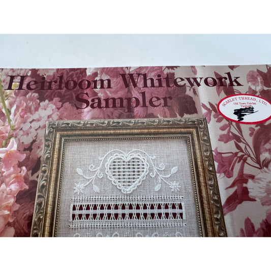 Heirloom Whitework Sampler Hardanger Pattern Book 19 Needlework Linda Driskell