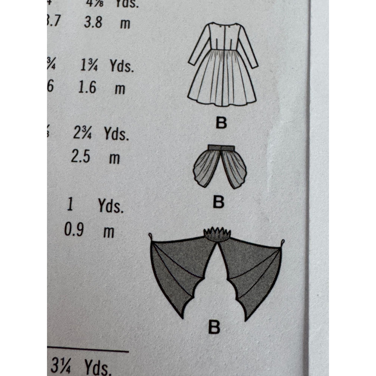 Simplicity Sewing Pattern S9841 Girls Peacock Halloween Costume Animal Sizes 3-6