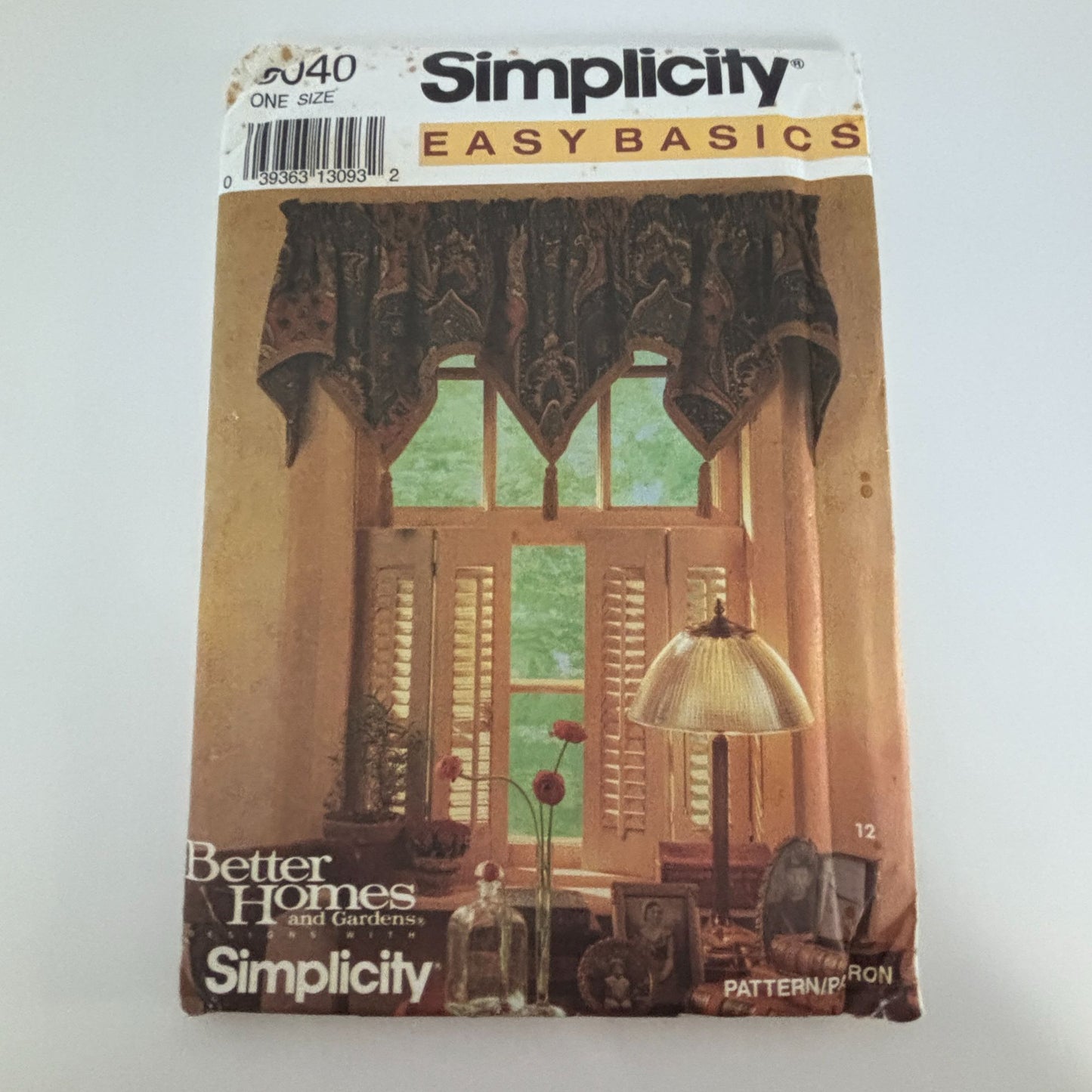 Simplicity Sewing Pattern 8040: Window Treatments