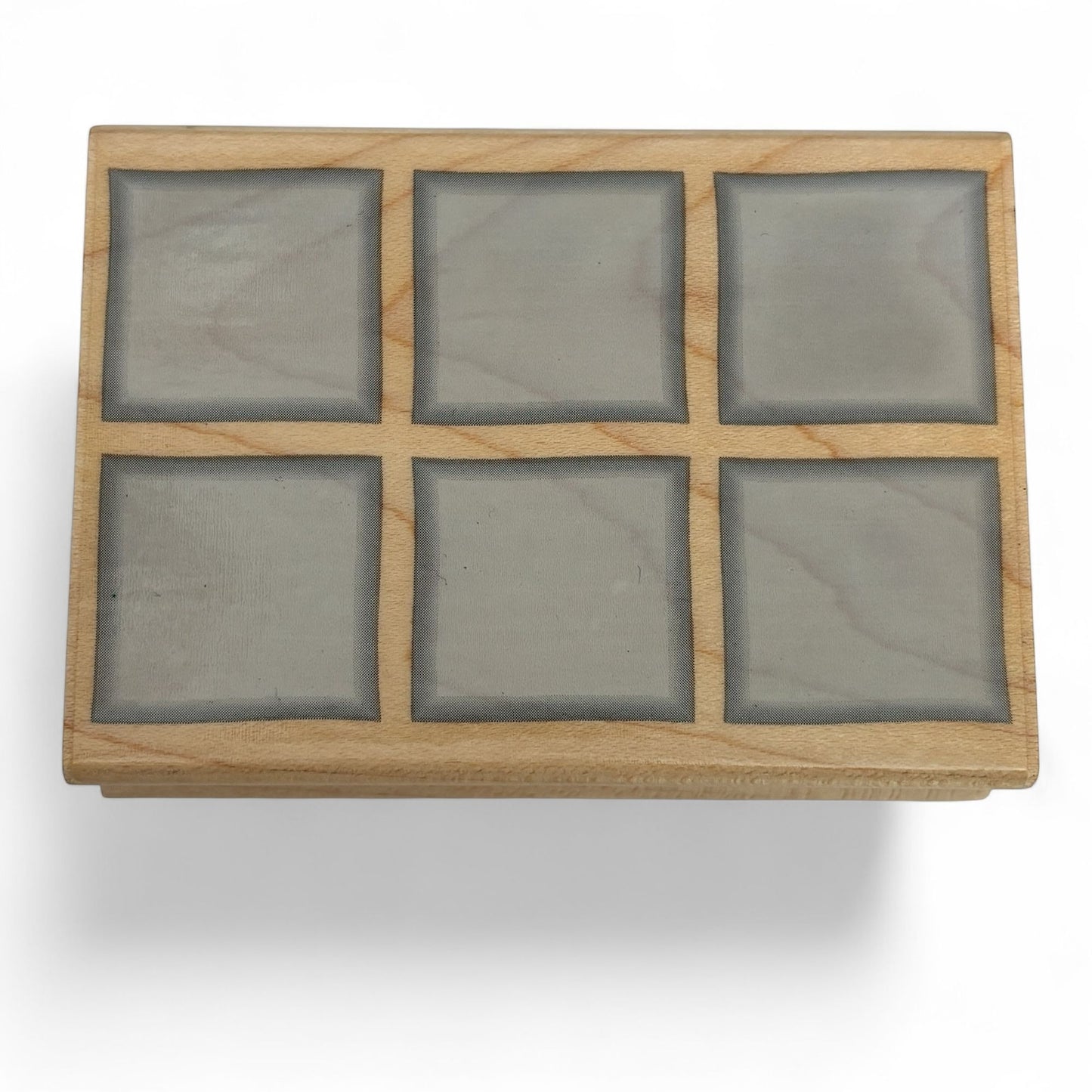 Hero Arts Rubber Stamp Six Large Solids Shadow Squares Texture Background G2048