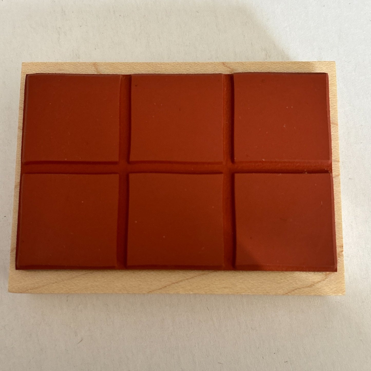 Hero Arts Rubber Stamp Six Large Solids Shadow Squares Texture Background G2048