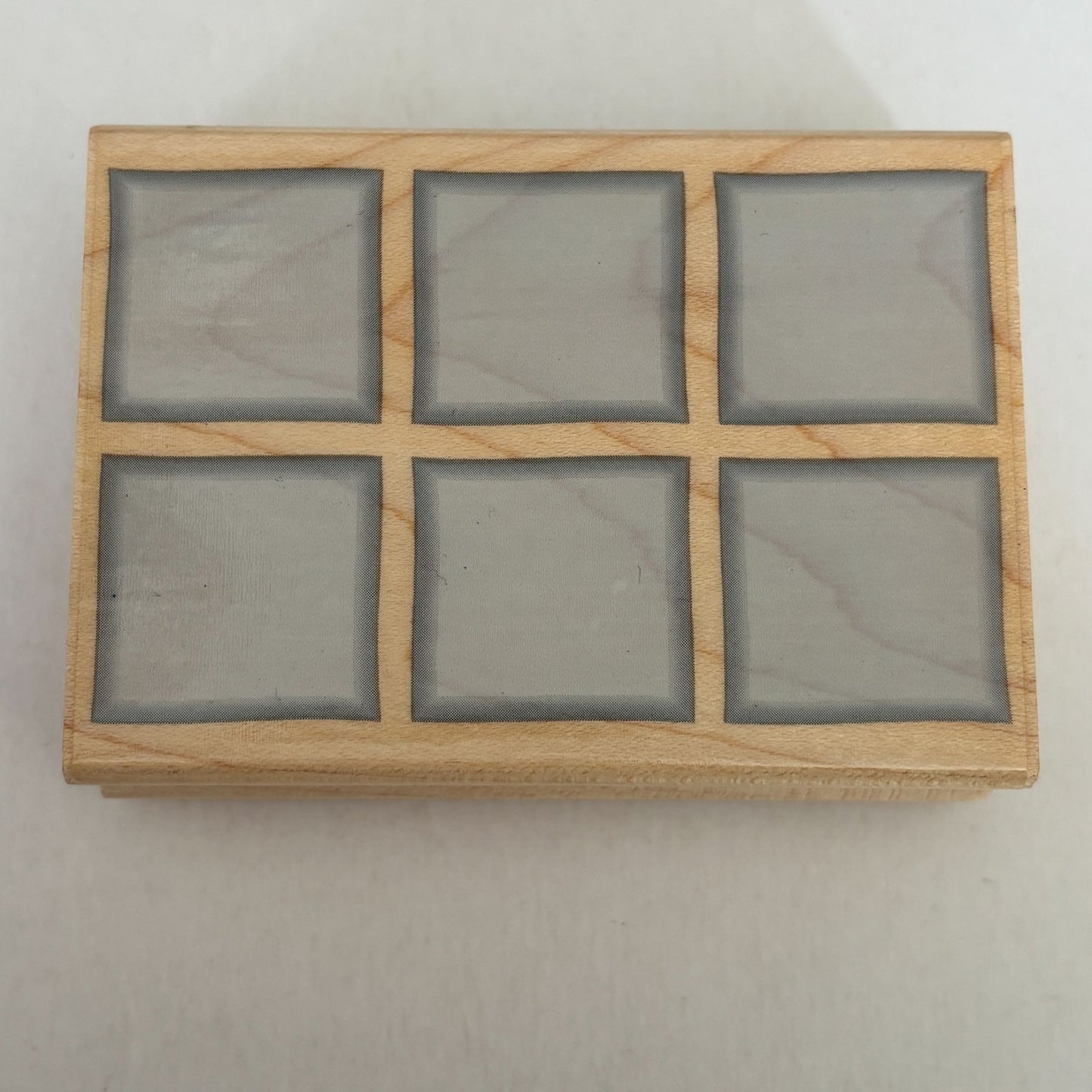 Hero Arts Rubber Stamp Six Large Solids Shadow Squares Texture Background G2048