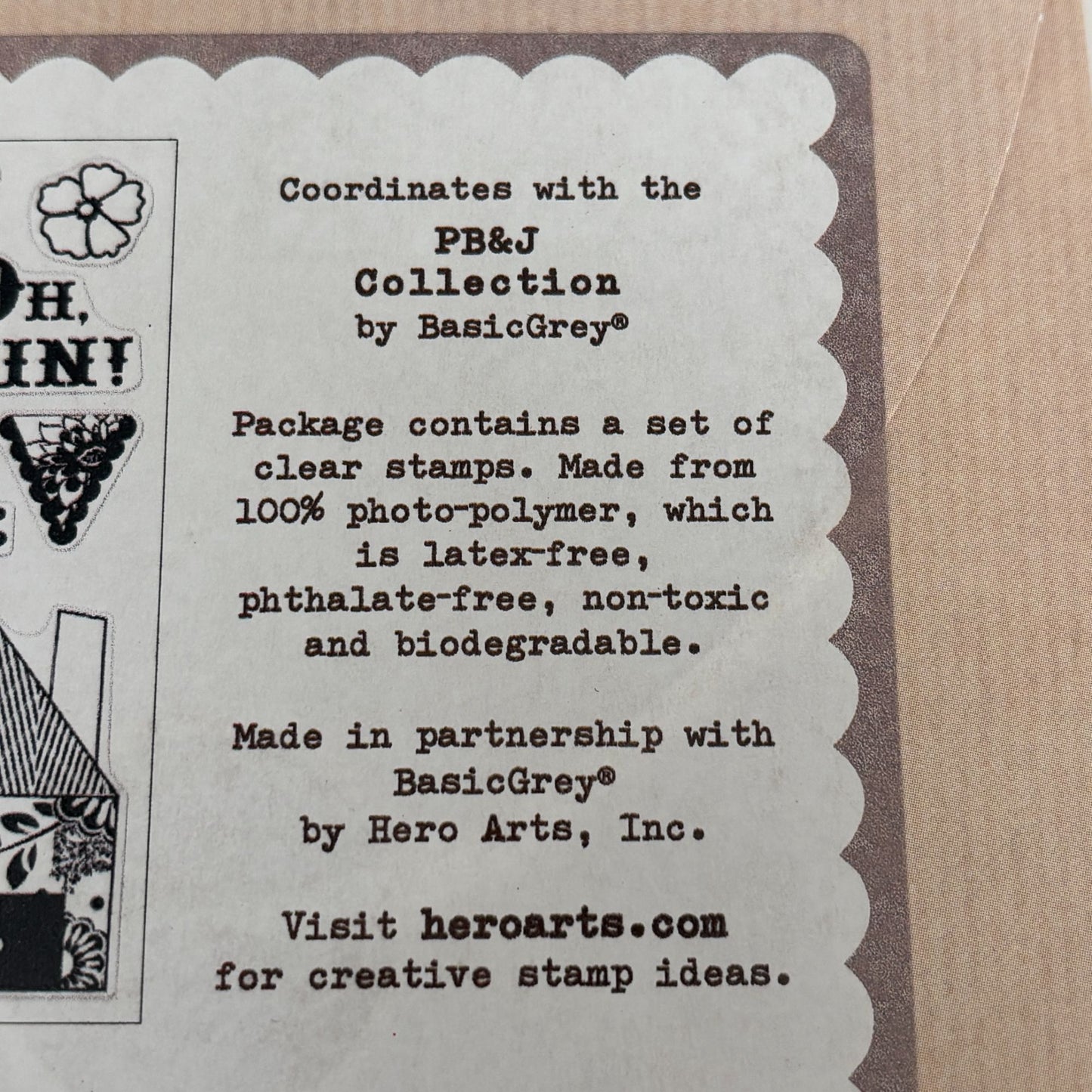 Hero Arts Clear Stamps Homey Patterns Set House Real Estate Exclusive Collection Cardmaking Scrapbooking