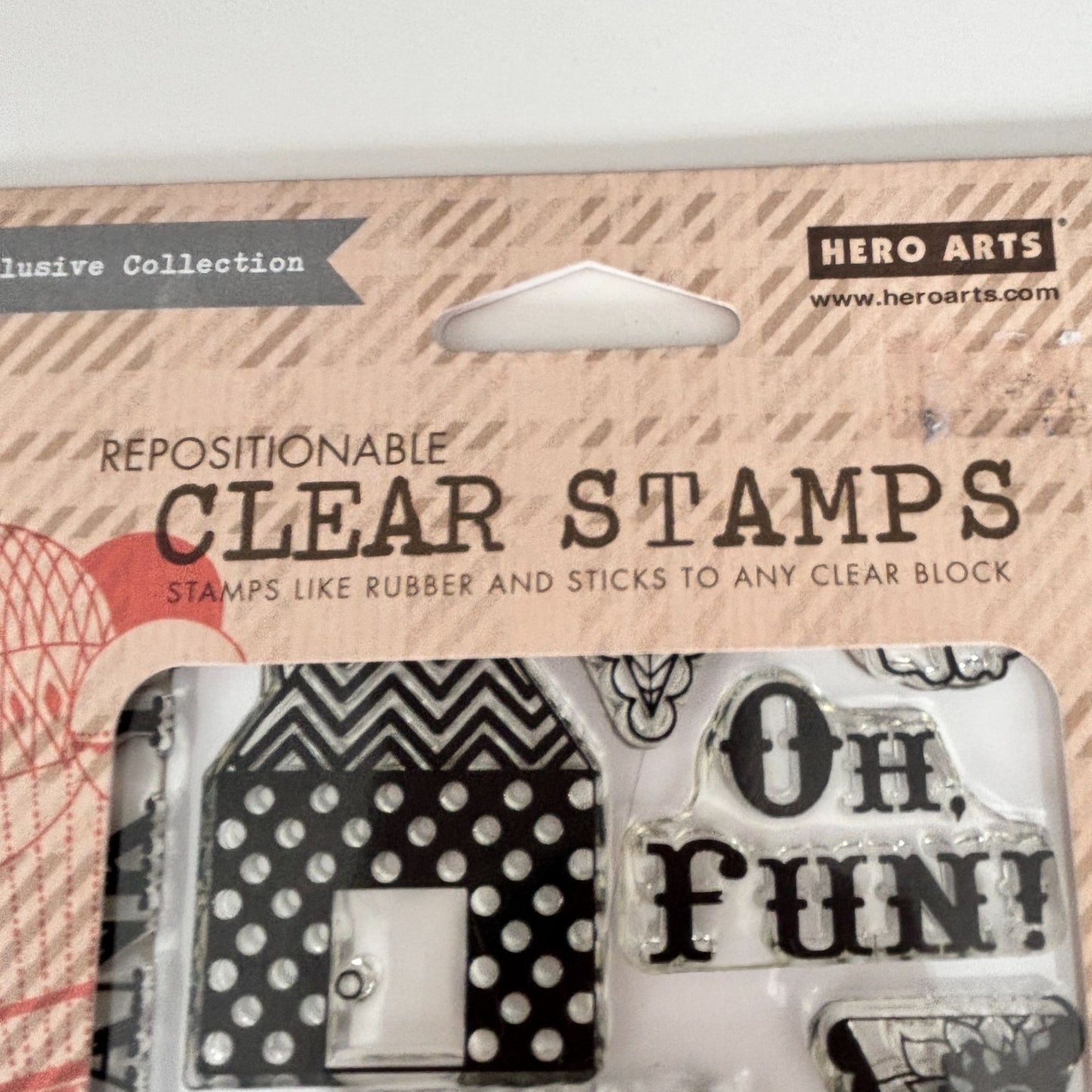 Hero Arts Clear Stamps Homey Patterns Set House Real Estate Exclusive Collection Cardmaking Scrapbooking