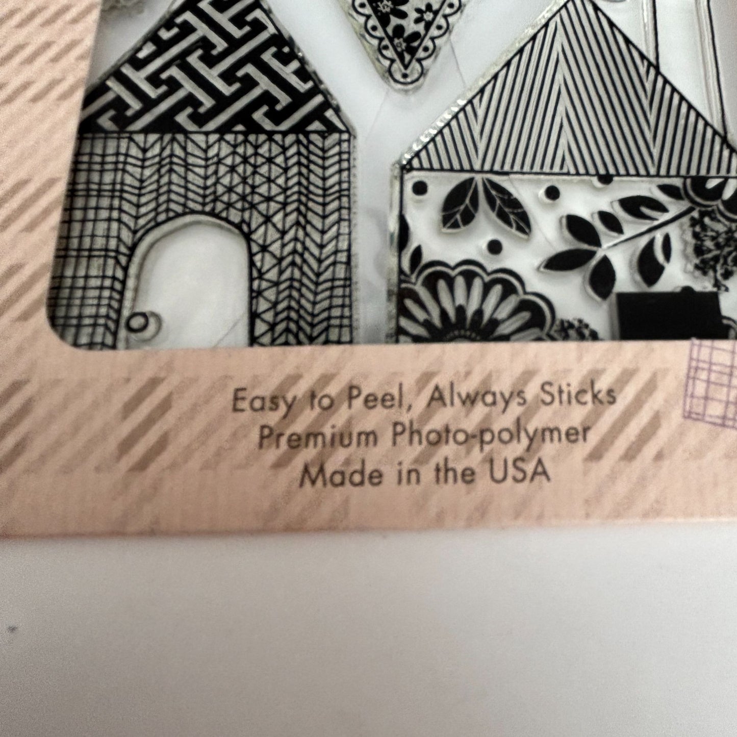 Hero Arts Clear Stamps Homey Patterns Set House Real Estate Exclusive Collection Cardmaking Scrapbooking
