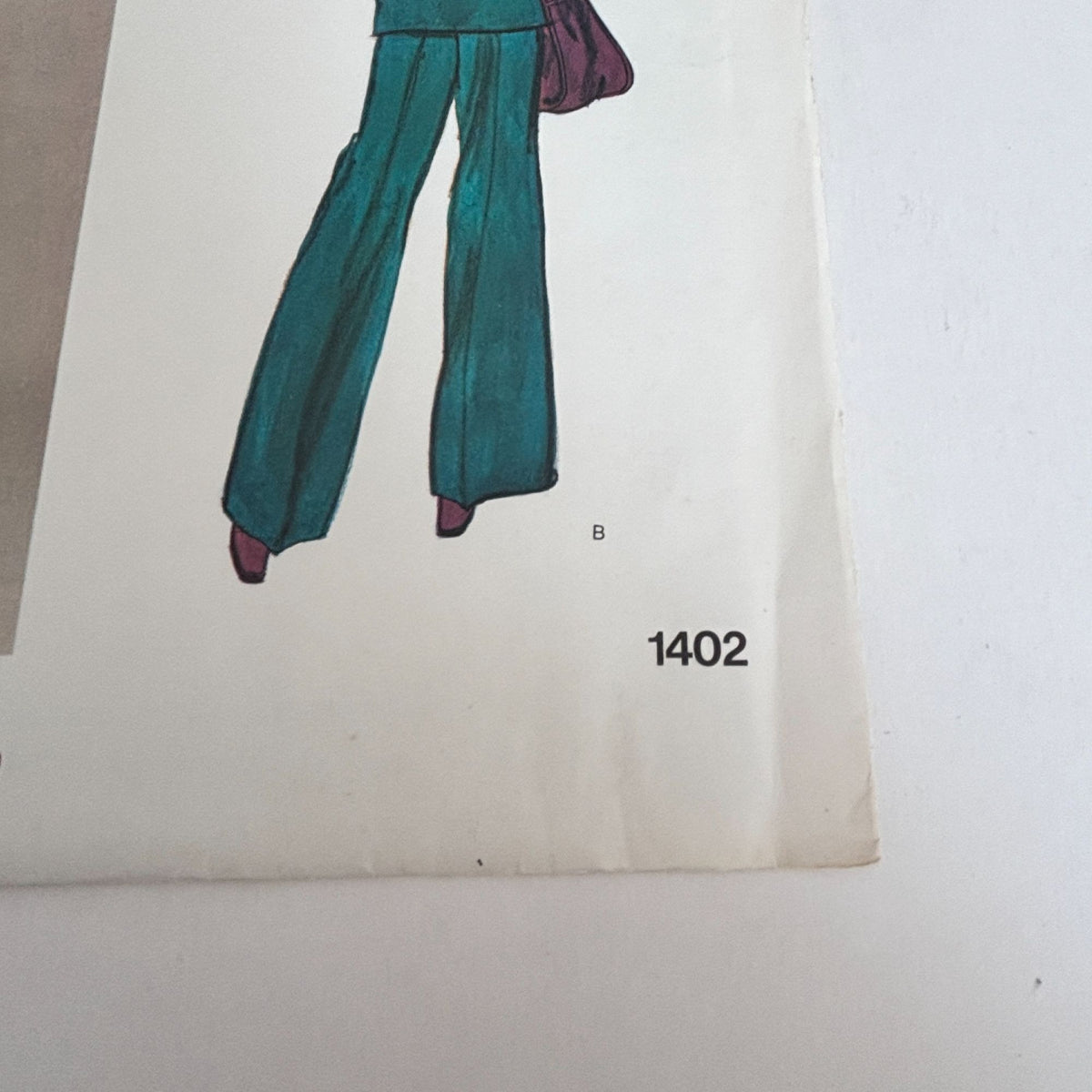 Vogue Sewing Pattern 1402 American Designer Jerry Silverman Dress Top Pants Size 10 Uncut