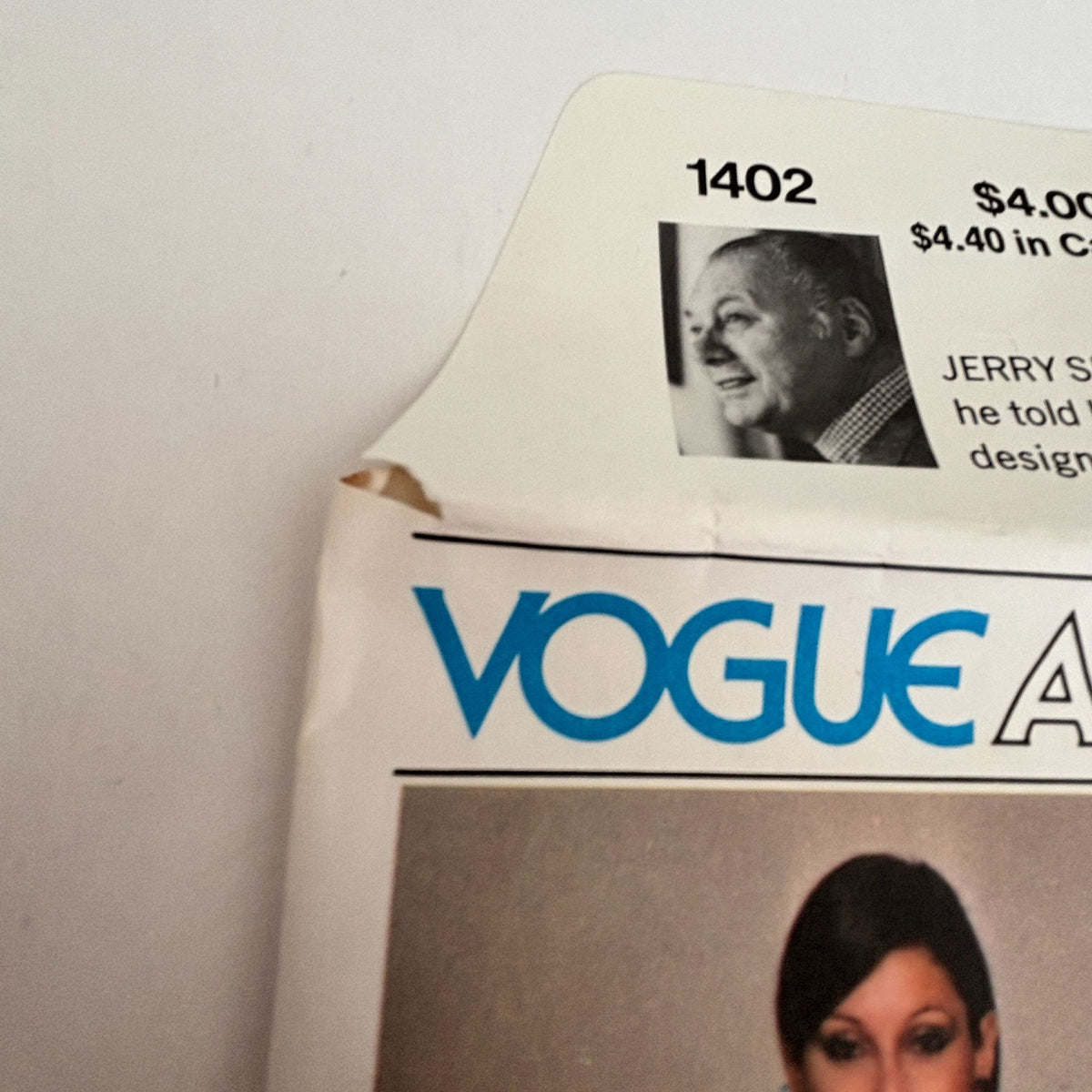 Vogue Sewing Pattern 1402 American Designer Jerry Silverman Dress Top Pants Size 10 Uncut