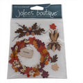 Jolees Boutique Autumn Sticker Collage Fall Wreath Scrapbooking Embellishments Cardmaking Thanksgiving Acorns