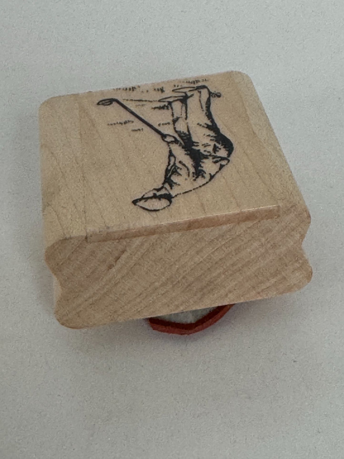 Stampin Up Rubber Stamp Golfer Golfing Dad Sport Fathers Day Card Making Craft