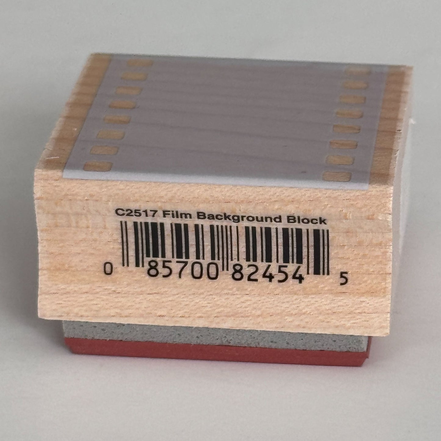 Hero Arts Rubber Stamp Film Background Block Filmstrip Border Movie C2517 Wood Cardmaking Photography