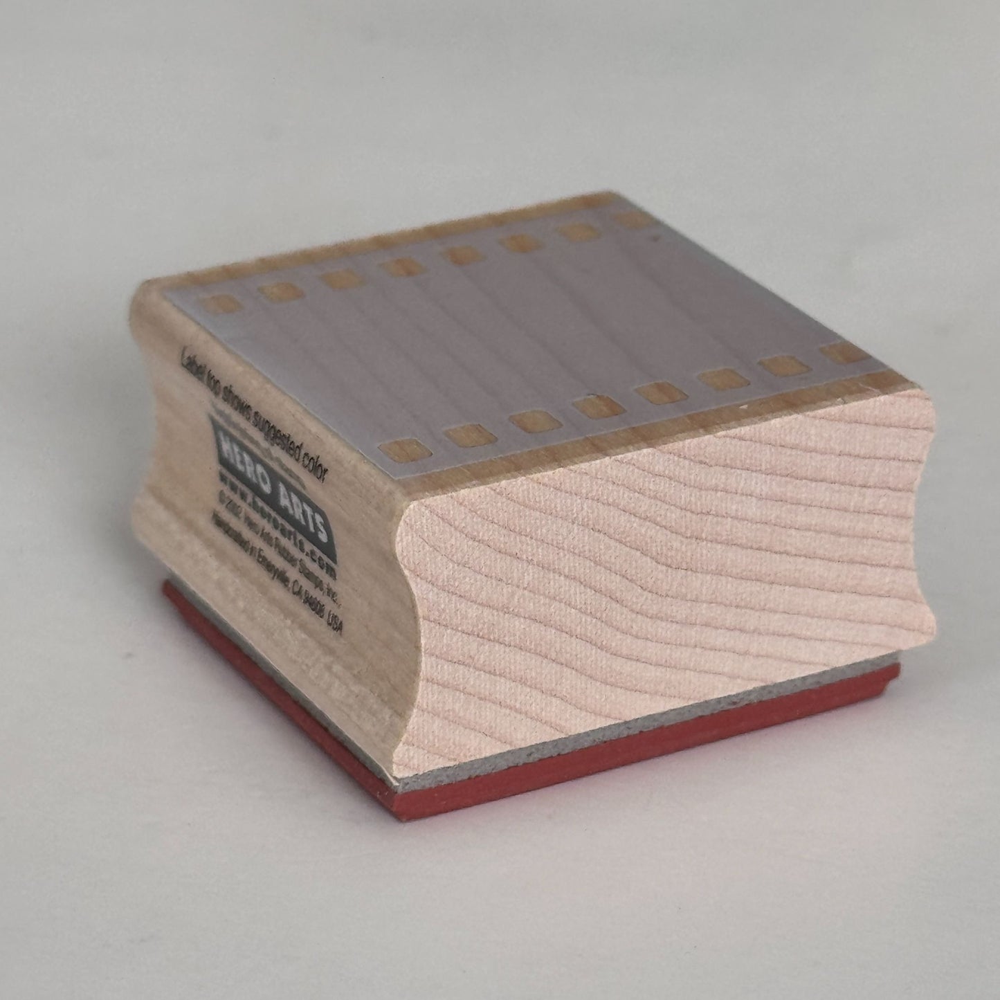 Hero Arts Rubber Stamp Film Background Block Filmstrip Border Movie C2517 Wood Cardmaking Photography