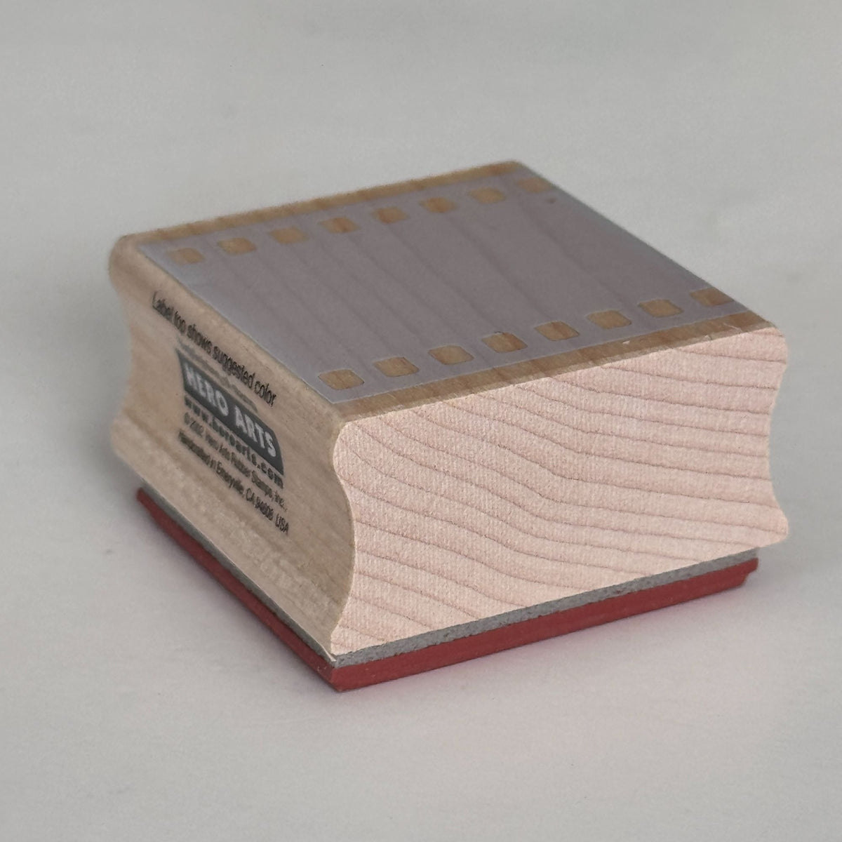 Hero Arts Rubber Stamp Film Background Block Filmstrip Border Movie C2517 Wood Cardmaking Photography