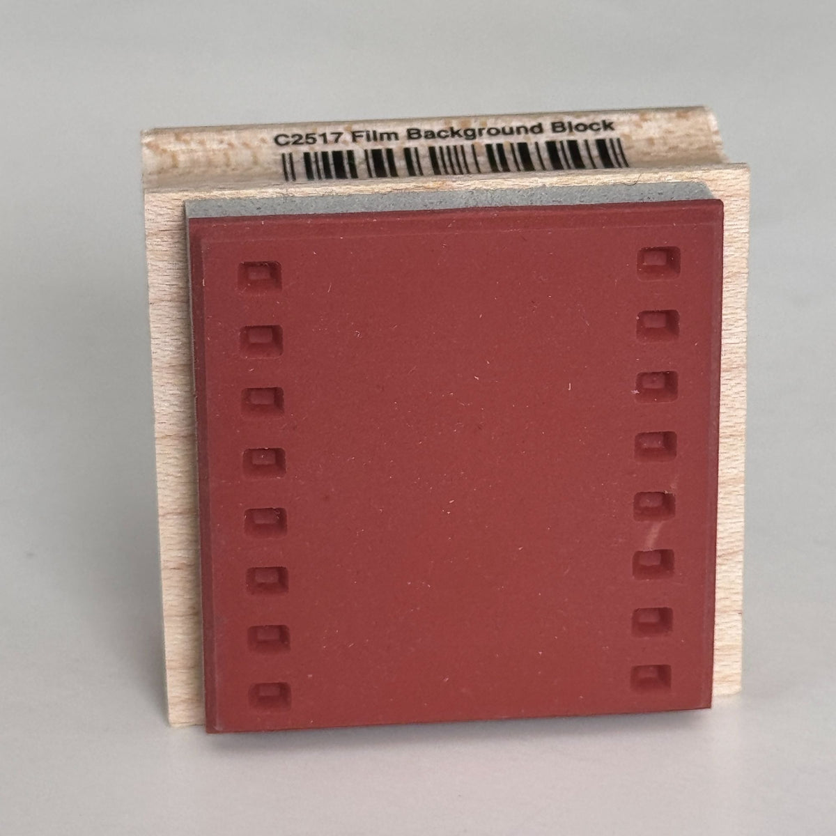 Hero Arts Rubber Stamp Film Background Block Filmstrip Border Movie C2517 Wood Cardmaking Photography