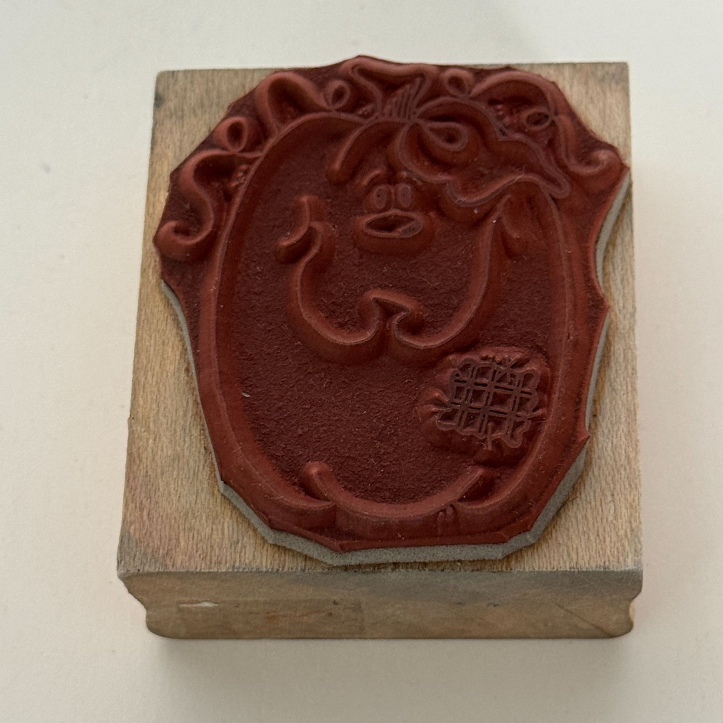 Penny Black Rubber Stamp Jolly Jack O Lantern Halloween Pumpkin Smile Patch