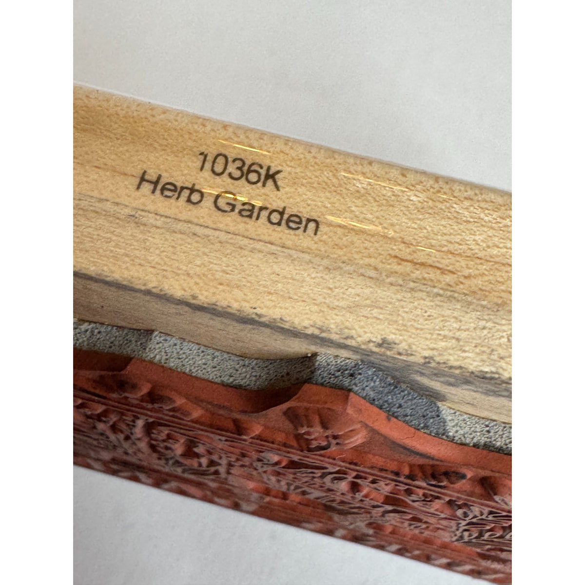 Penny Black Rubber Stamp Herb Garden Summer Cooking Rose Hips Elderberry Plants