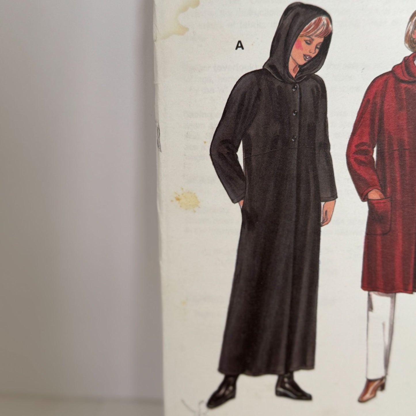 Kwik Sew Sewing Pattern 2925 Misses Coat Winter Outerwear Wool Sizes XS-XL Uncut