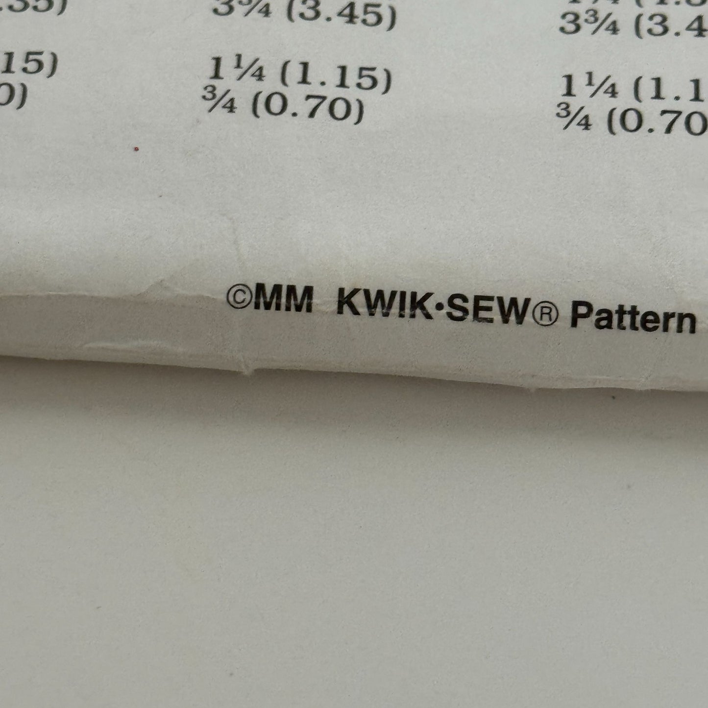 Kwik Sew Sewing Pattern 2925 Misses Coat Winter Outerwear Wool Sizes XS-XL Uncut