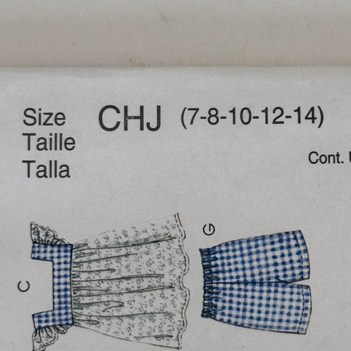 McCalls Sewing Pattern M6022 Girls Top Dress Shorts Pants Summer Outfit 7-14 Uncut