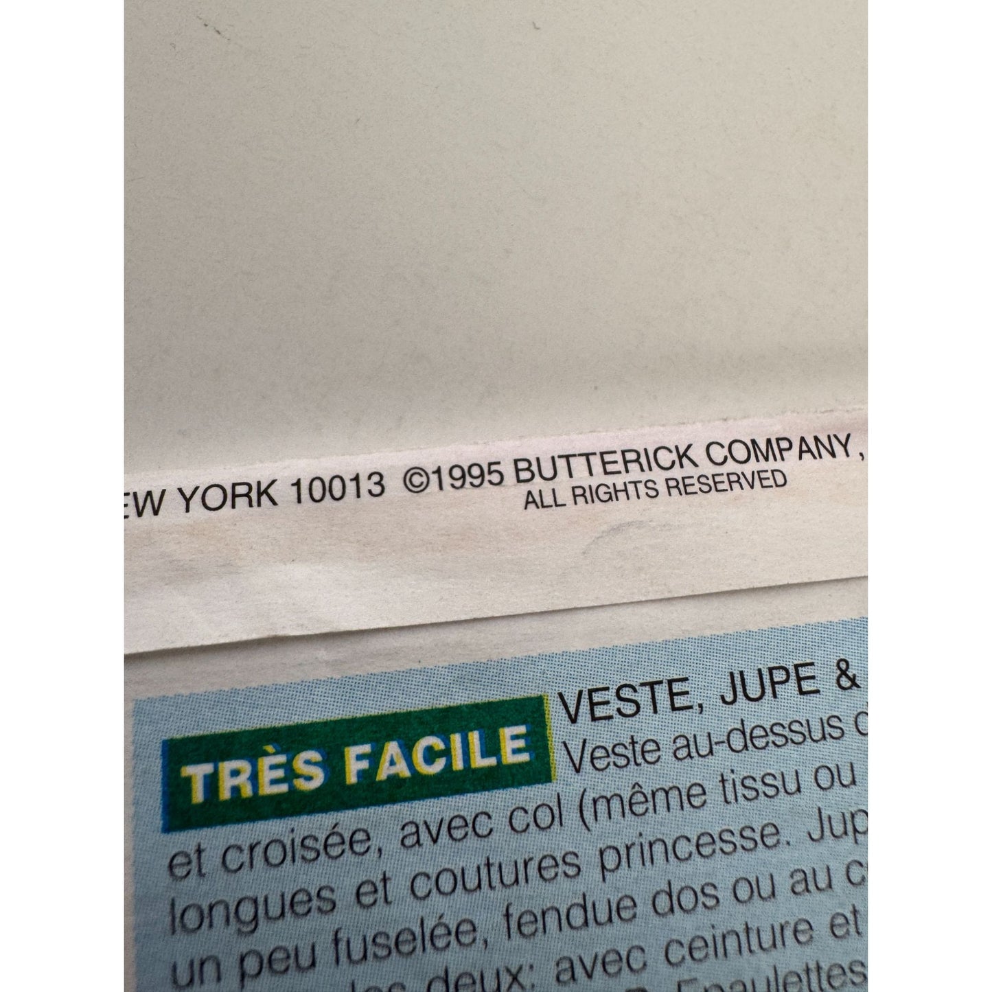 Butterick Sewing Pattern 4306 Work Suit Jacket Blazer Skirt Pants 1990s 18-22 UC