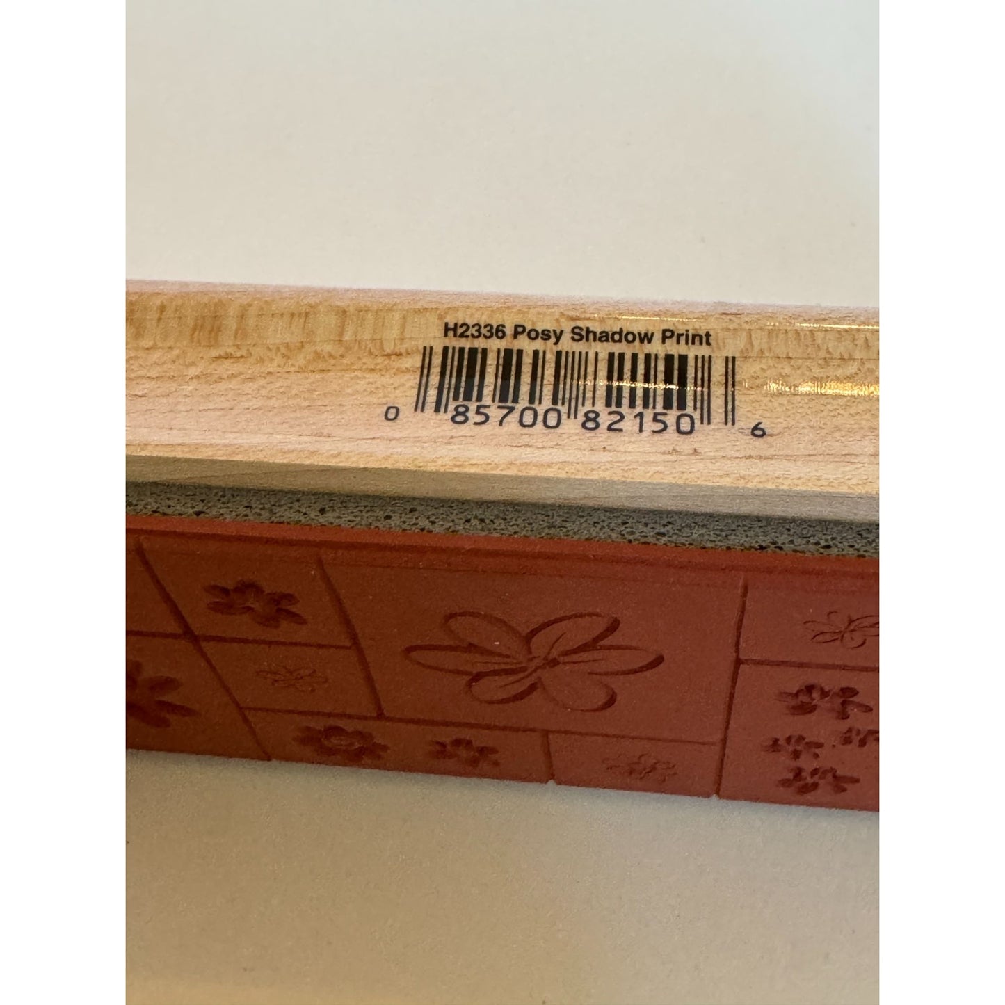 Hero Arts Rubber Stamp Posy Shadow Print Flower Squares Friendship Cardmaking