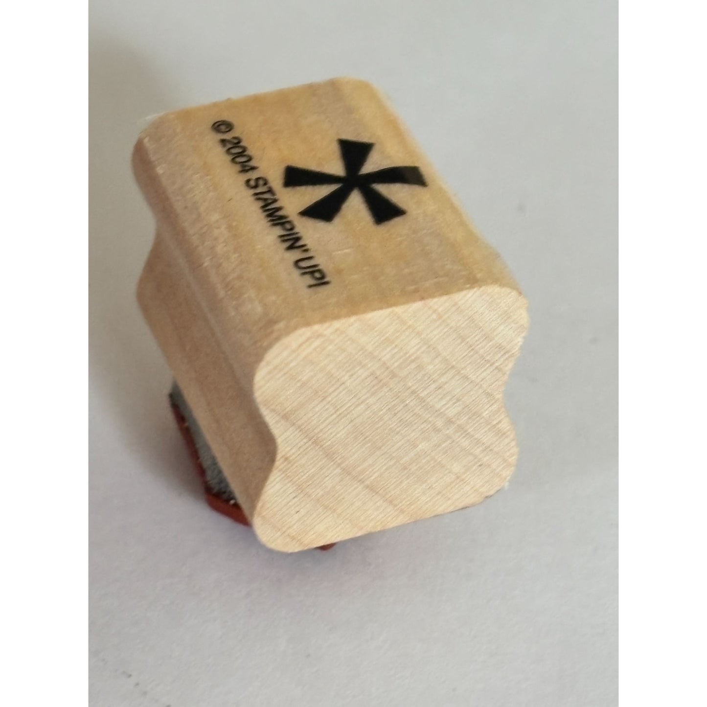 Stampin Up Rubber Stamp Asterisk Starburst Symbol Card Making Craft Wood Mounted