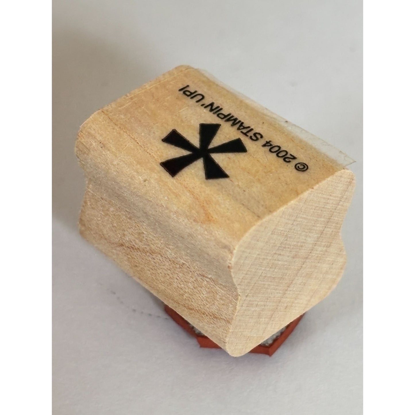 Stampin Up Rubber Stamp Asterisk Starburst Symbol Card Making Craft Wood Mounted