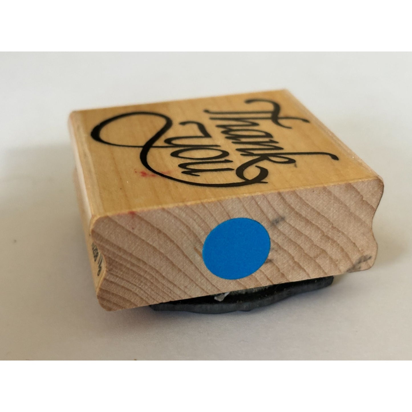 Stampendous Rubber Stamp Thank You Cardmaking Fancy Script Scrapbooking Supply Craft