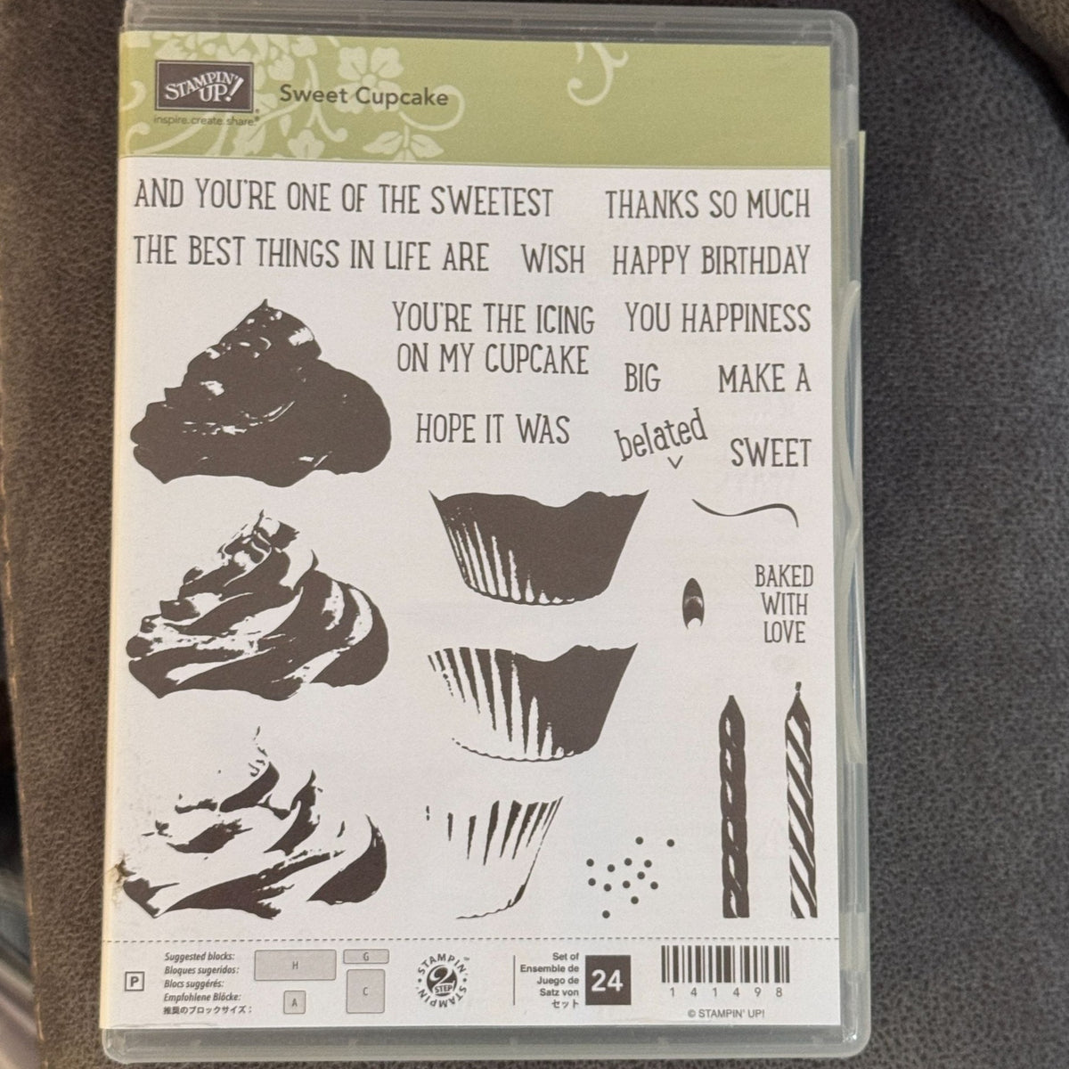 Stampin Up Sweet Cupcake Stamp Set and Framelits Dies Birthday Cake Cardmaking Baking Party Belated