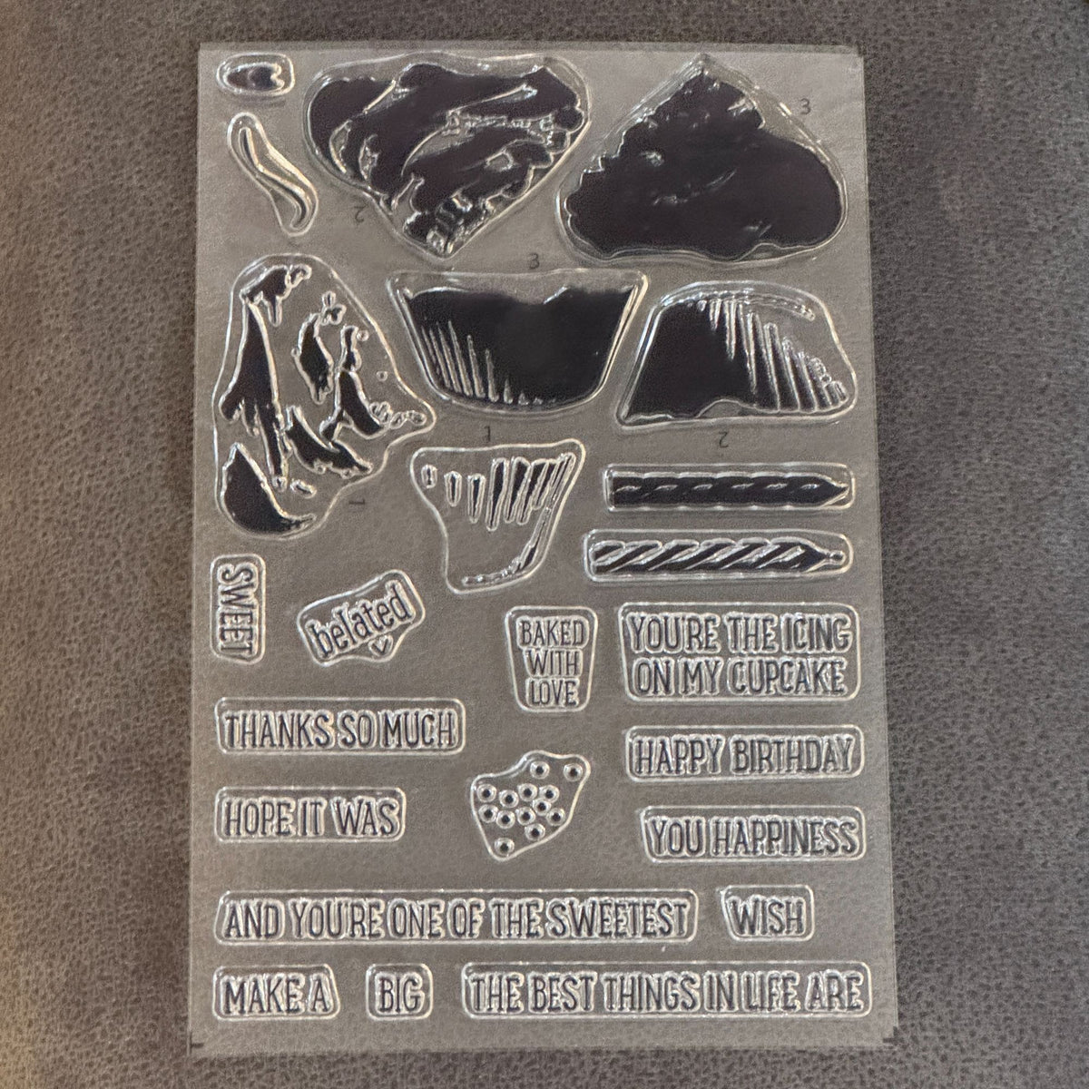 Stampin Up Sweet Cupcake Stamp Set and Framelits Dies Birthday Cake Cardmaking Baking Party Belated