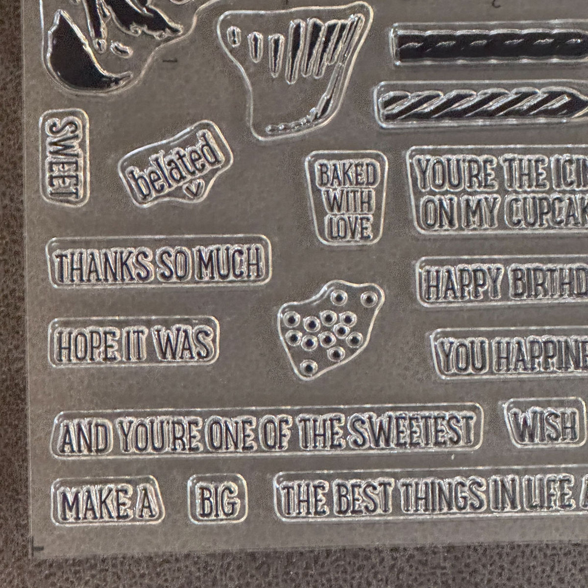 Stampin Up Sweet Cupcake Stamp Set and Framelits Dies Birthday Cake Cardmaking Baking Party Belated