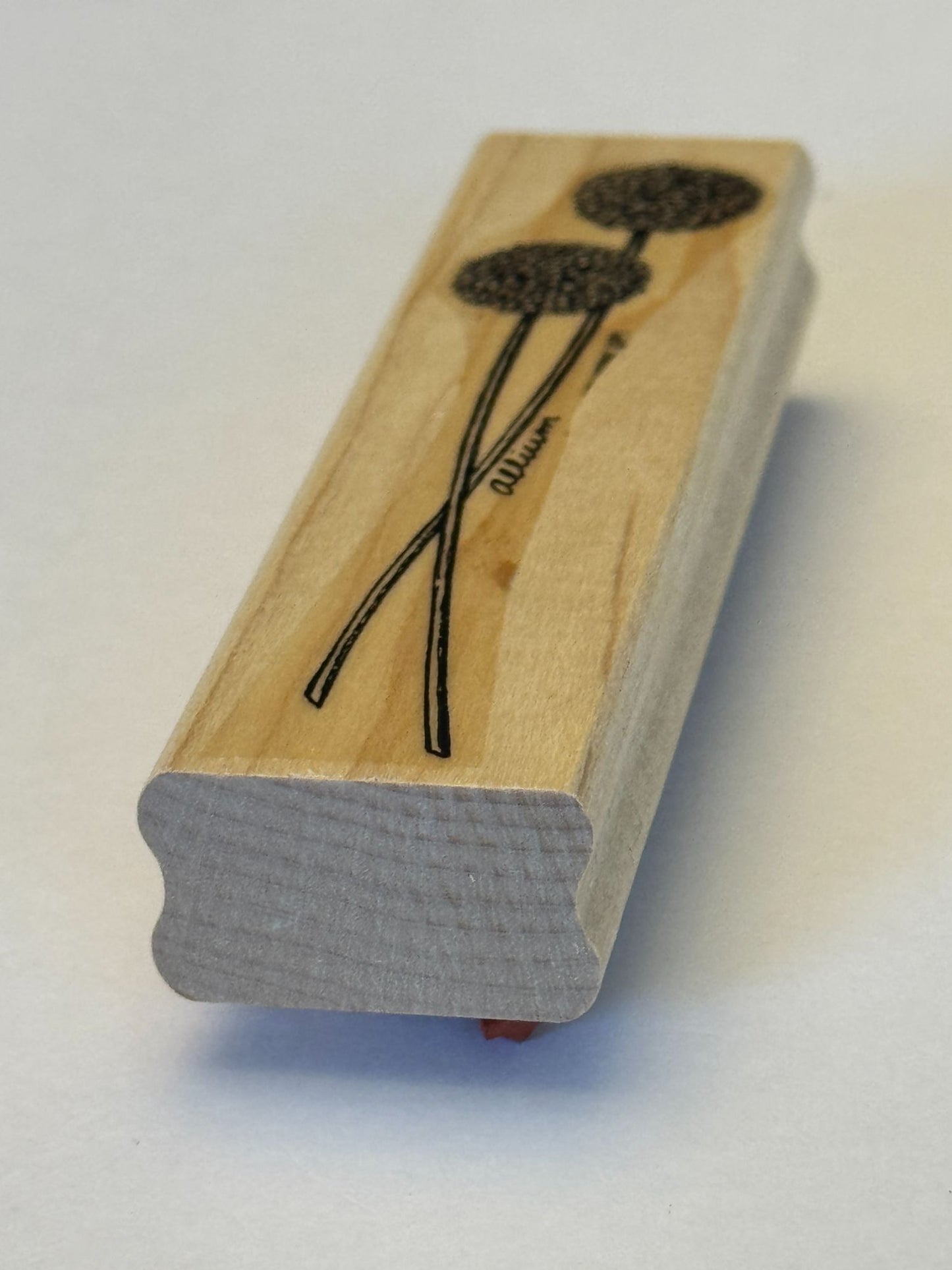 Stampin Up Rubber Stamp Allium Long Stemmed Flowers Floral Card Making Craft