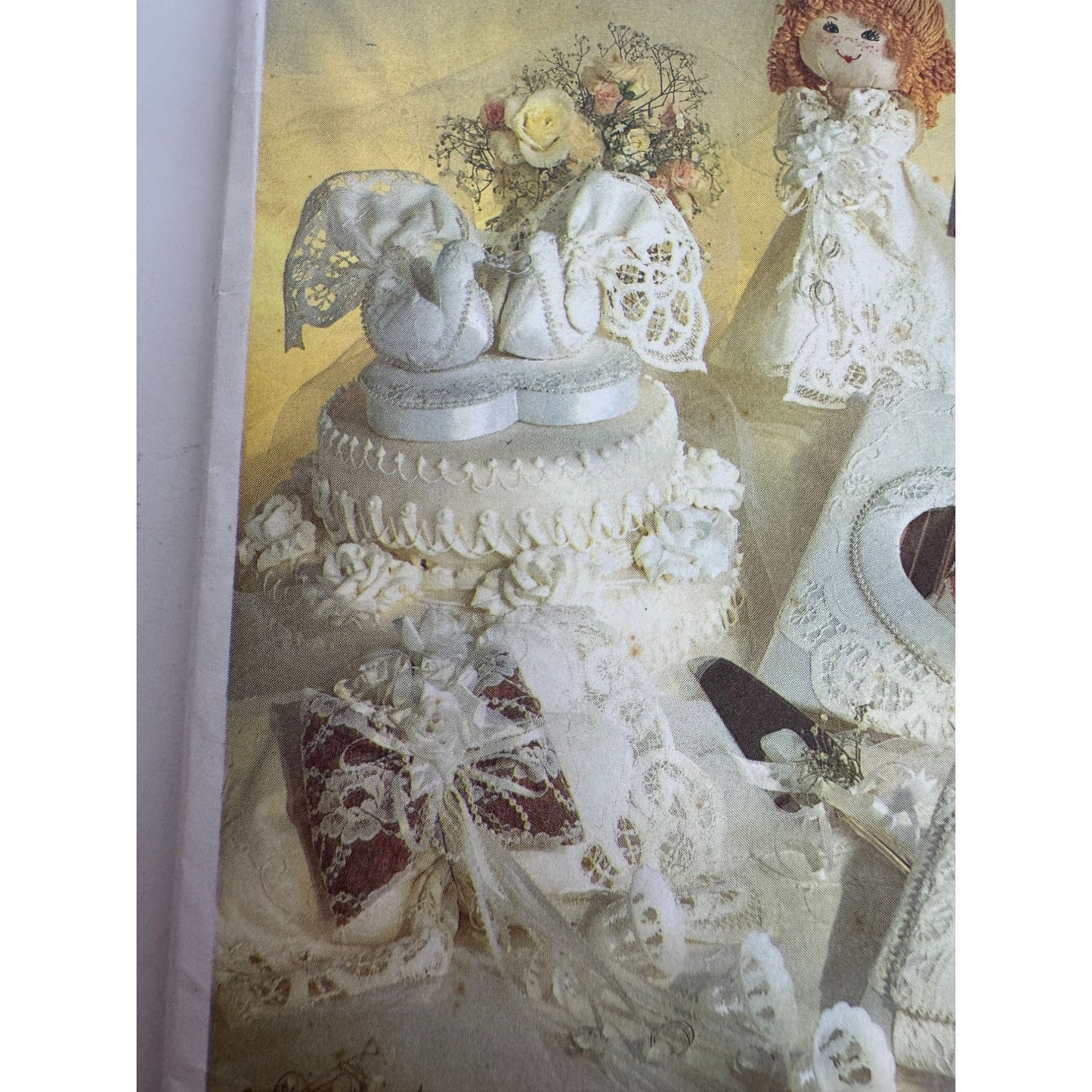 Simplicity Crafts  Sewing Pattern 7086 Wedding Bridal Accessories Cake Topper UC