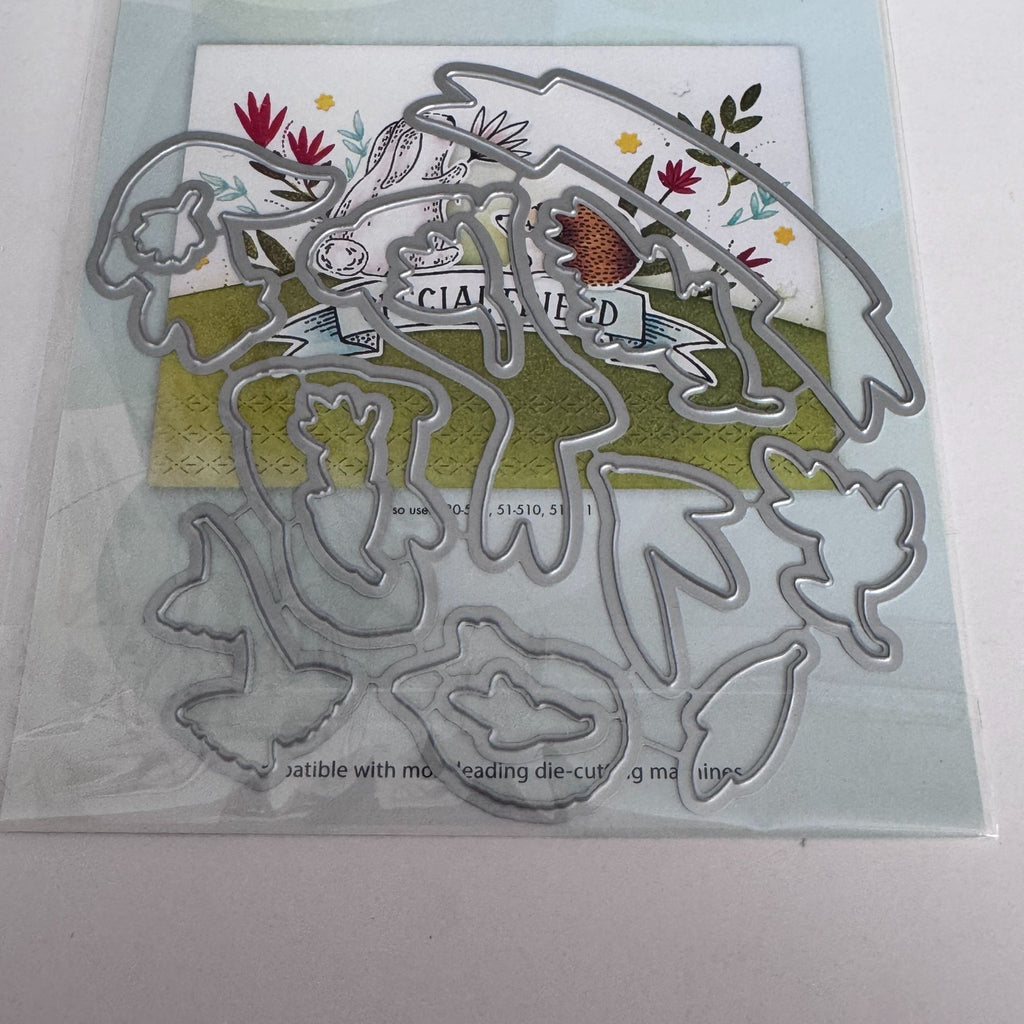Penny Black Creative Dies Special Friends Woodland Animals Bunny Rabbit Squirrel Banner Steel Die