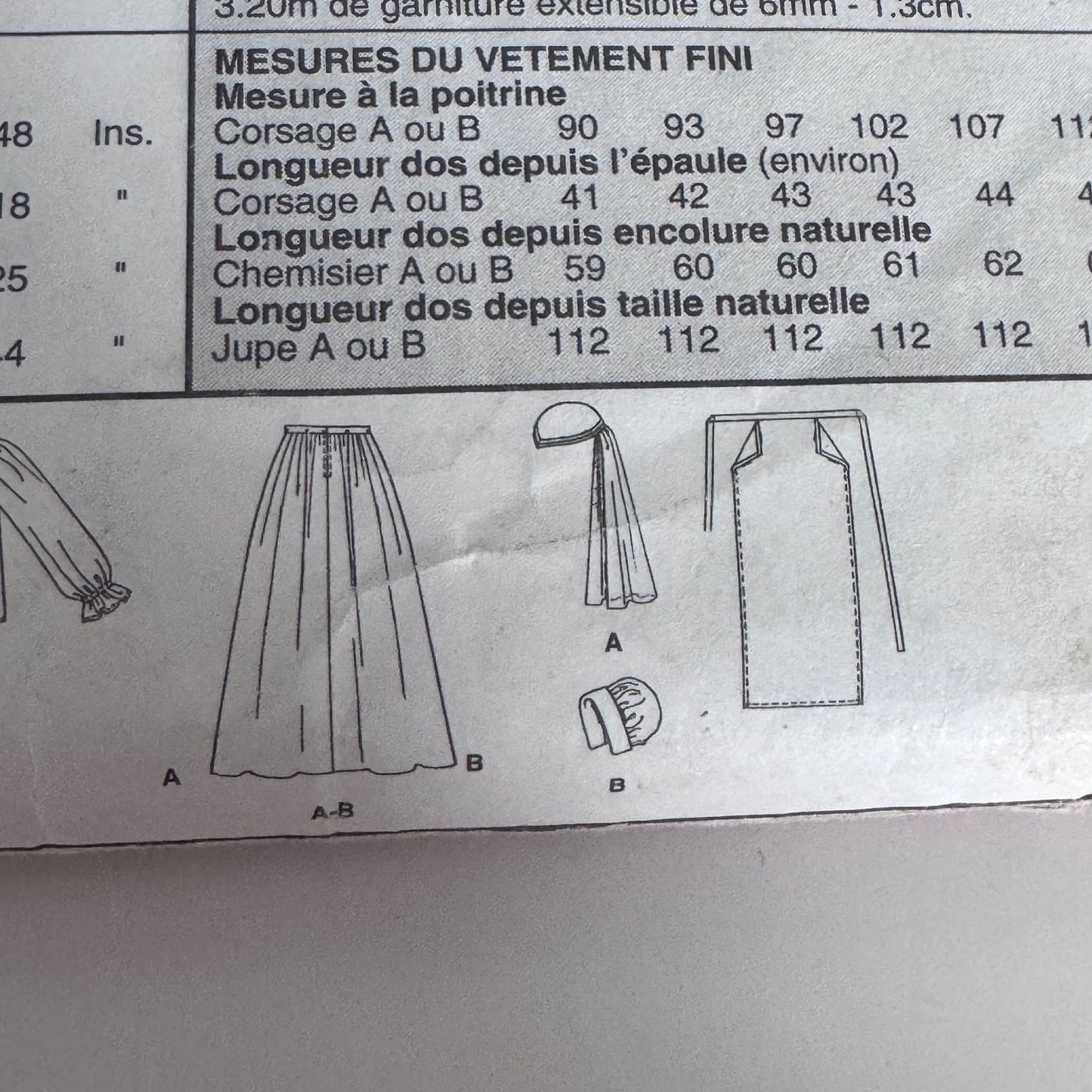 McCalls Sewing Pattern 2793 Elizabethan Costume Renaissance Dress Peasant Outfit Uncut 12-16