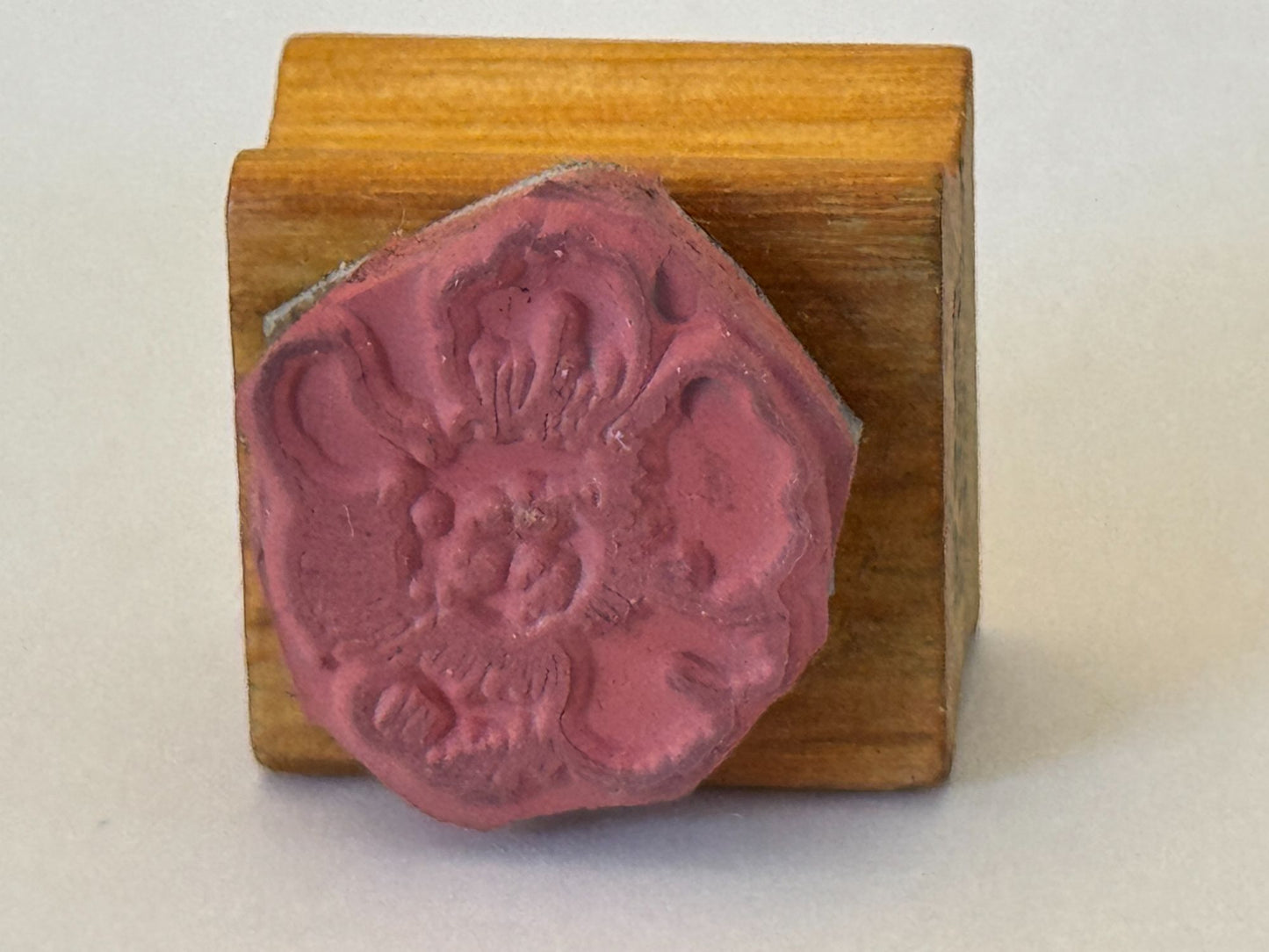 Top Drawer Rubber Stamp Pansy Flower Angel Face Whimsical Anthropomorphic Satire
