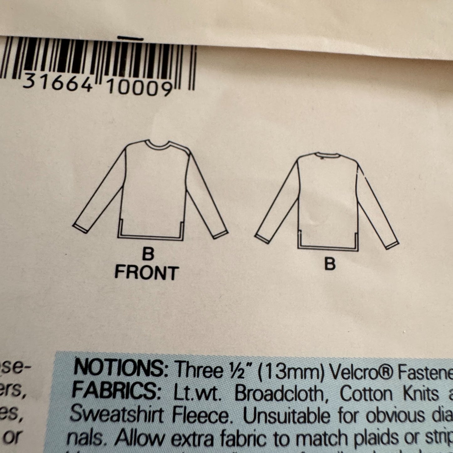 Butterick Sewing Pattern 499 Liberty Centennial 1986 Statue of Liberty T-Shirt