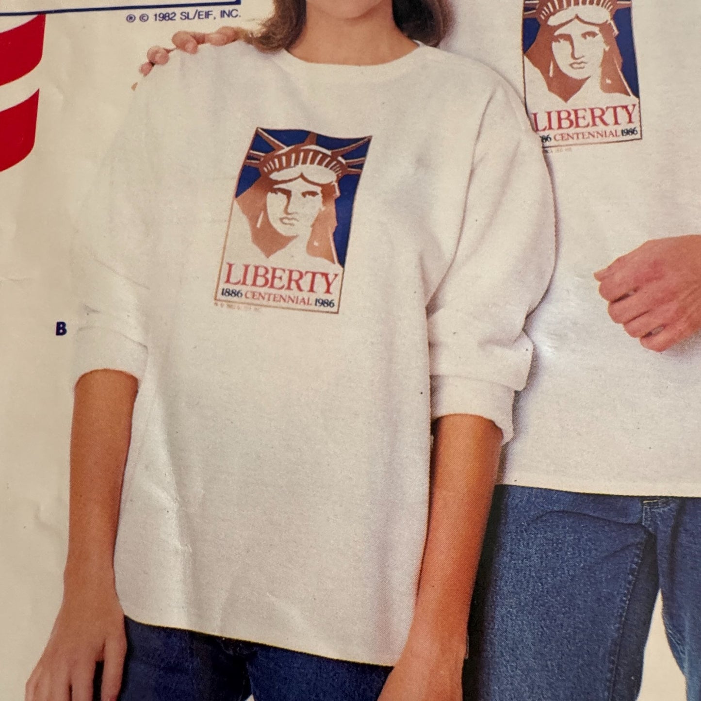 Butterick Sewing Pattern 499 Liberty Centennial 1986 Statue of Liberty T-Shirt